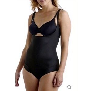 TC Fine Intimates Back Magic Torsette Bodybriefer Women's Black Size 2X Slimming